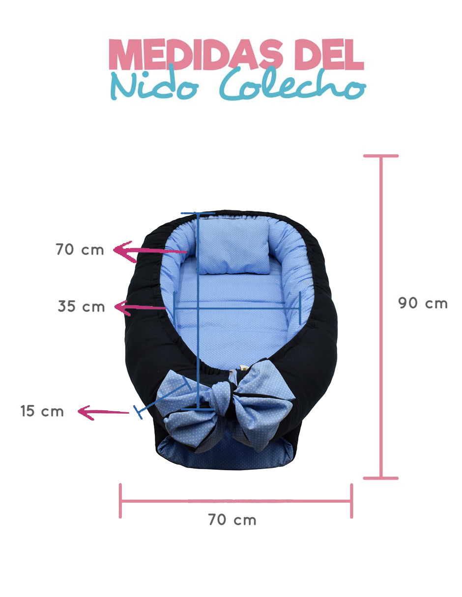 Nido Colecho  Changuitos Bolitas Azules