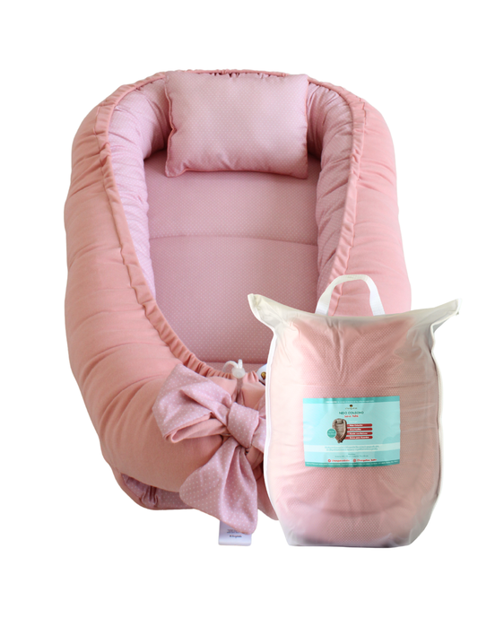 Nido Colecho  Changuitos Palo de Rosa con Bolitas