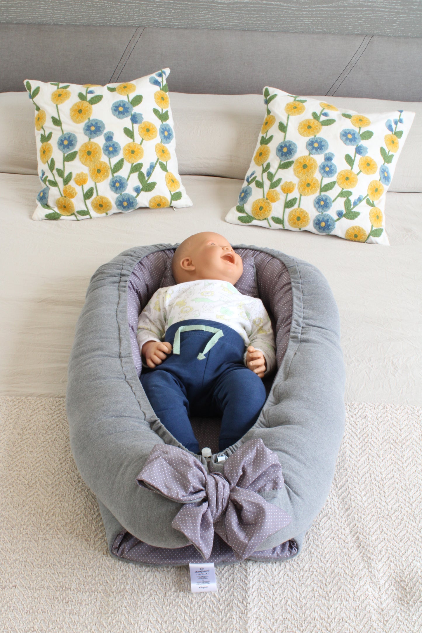 Nido Colecho  Changuitos Bolitas Grises