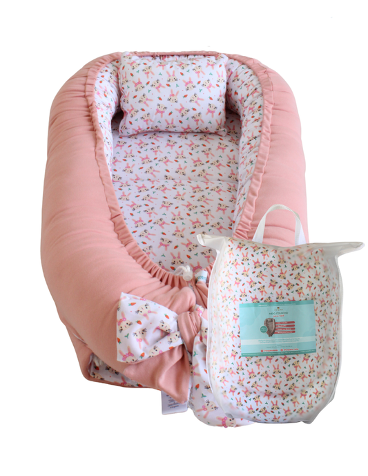 Nido Colecho  Changuitos Conejitos Rosas