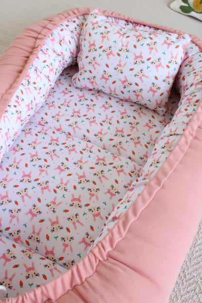 Nido Colecho  Changuitos Conejitos Rosas