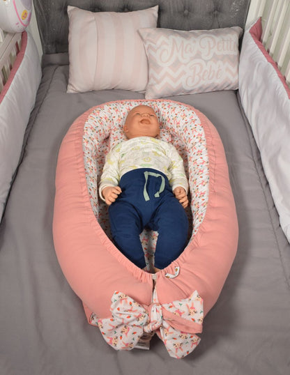 Nido Colecho  Changuitos Conejitos Rosas