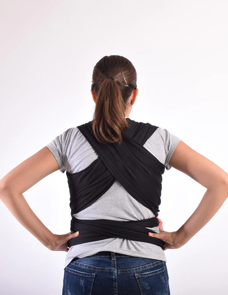 Rebozo Fular Semielástico Changuitos Negro