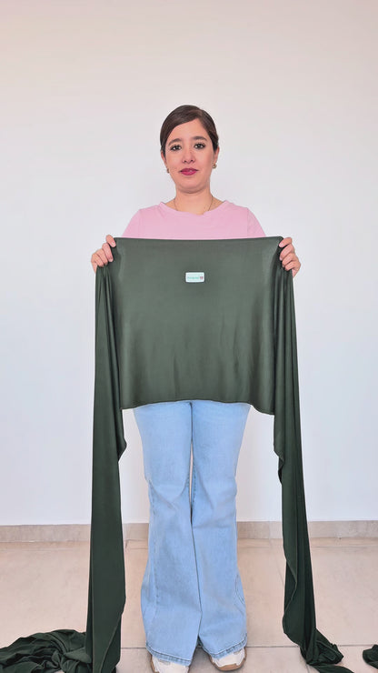 Fula Portabebé Elástico Changuitos BabyWrap Verde