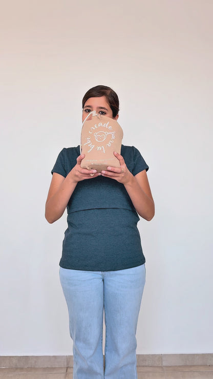 Rebozo Fular Semielástico Changuitos Beige