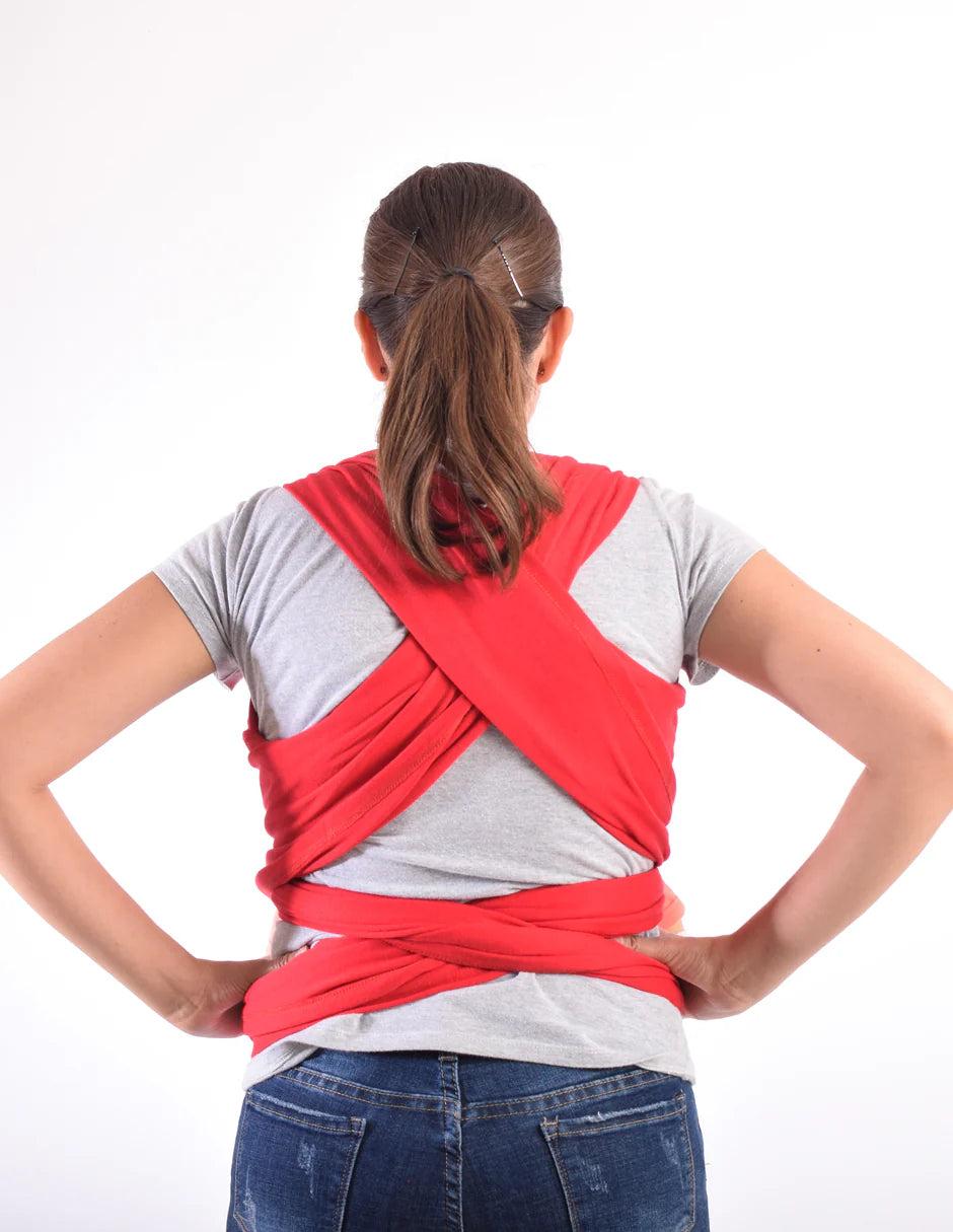 Rebozo Fular Semielástico Changuitos Rojo